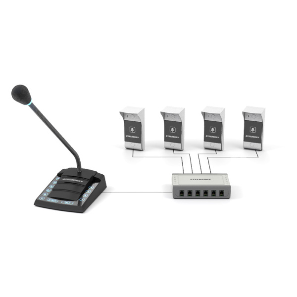 Stelberry S-135, антивандальная абонентская панель с защитным козырьком